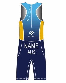 Men's Triathlon Suit, named and swim optimised | Made in Australia