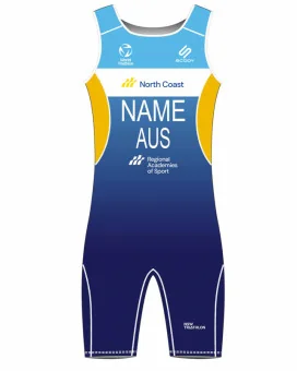 Men's Triathlon Suit, named and swim optimised | Made in Australia