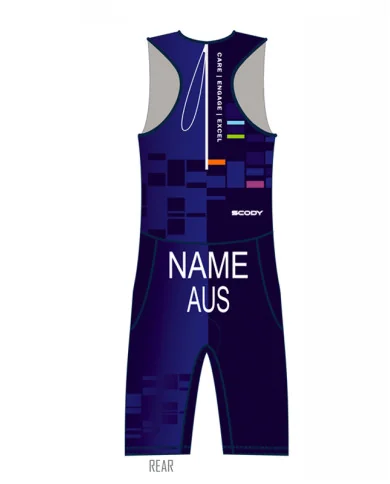 Men's Triathlon Suit, named and swim optimised | Made in Australia