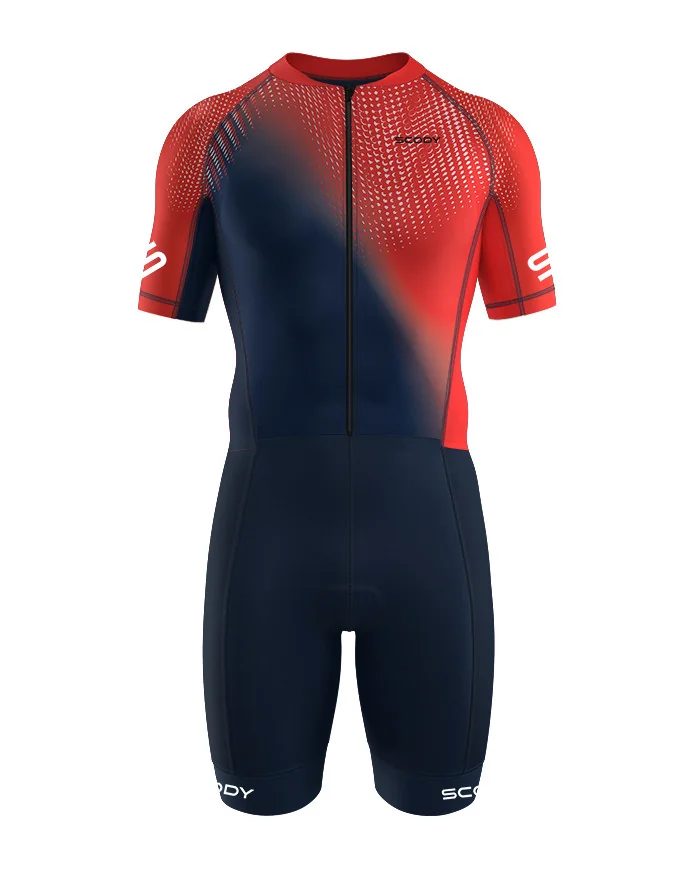 Swift Sleeved Triathlon Suit, 3/4 Zip - Tilt
