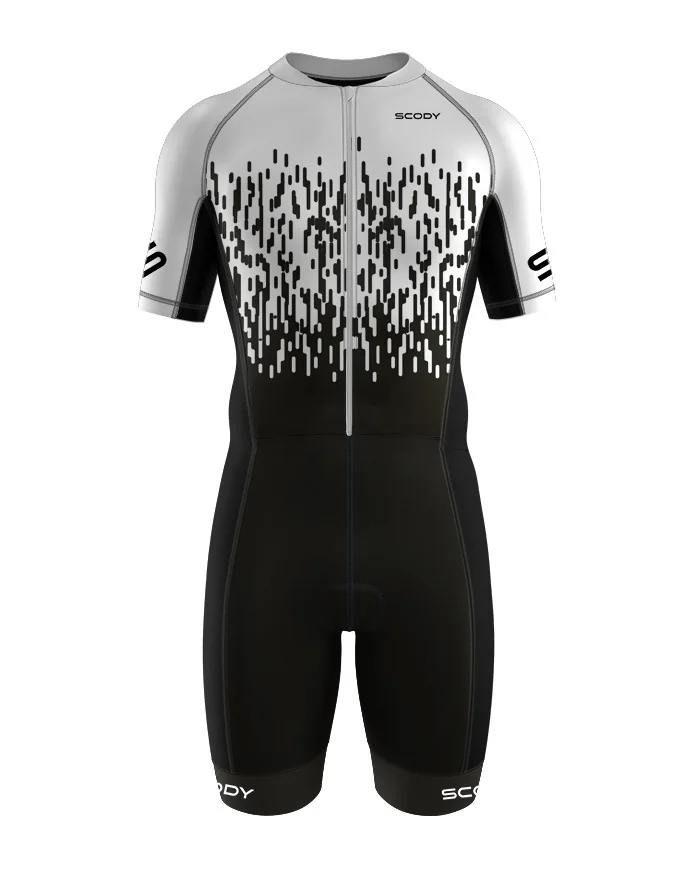 Swift Sleeved Triathlon Suit, 3/4 Zip - Fragments