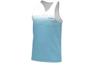 Sea Foam Blue and White Transition Run Singlet, Ultra Lightweight - Men | Running Singlet