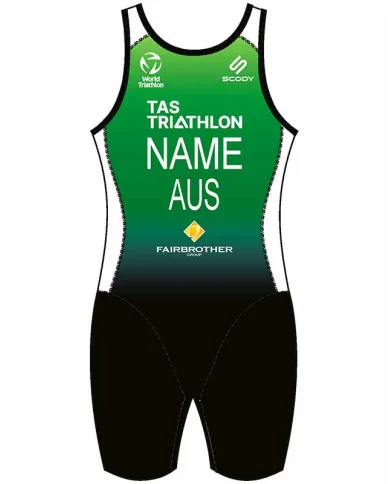 Women's Triathlon Suit, named and swim optimised | Made in Australia
