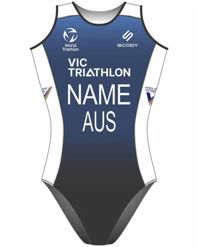 Women's Triathlon Swim Suit, named and swim optimised | Made in Aus