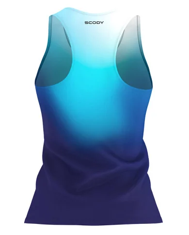 Ultra Lightweight Run Singlet, Galaxy Blue - Women