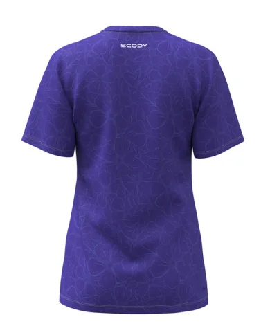 Hibiscus Reflex Blue Run Shirt, Ultra-Light Weight - Women | Running Gear