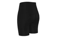 Pure Black Medium Rise Tights | Running Gear
