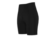 Pure Black Medium Rise Tights | Running Gear
