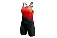 Women's Galaxy triathlon suit w open back with modesty panel