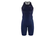 Swim-Optimised Triathlon Suit, Back Zip, Dark Global | Triathlon suit