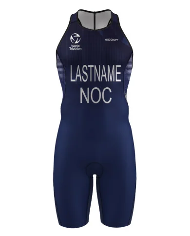 Men’s Dark Global Navy Triathlon Suit – Elite, WT Compliant | SCODY