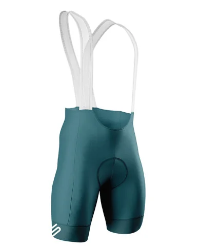 Optimise Cycle Bib Shorts, Pure Black - Men, Silicone Gripper, Low Profile Straps | Made in Australia