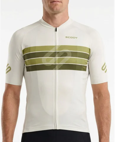 Men’s Classic Stripe Cycling Jersey – Performance Fit | SCODY
