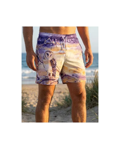 Kristy-Ann Duffy Monty Owl Board Shorts Unisex - SCODY