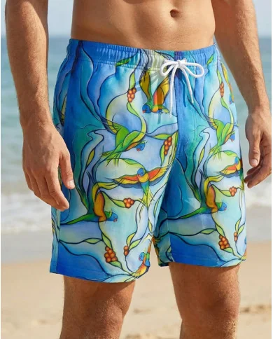 Joy of Flight Board Shorts - Unisex Swimwear by Kristy-Ann