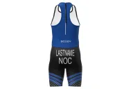 WT Compliant Blue  Junior Suit with Surname and Country | Junior Triathlon Gear