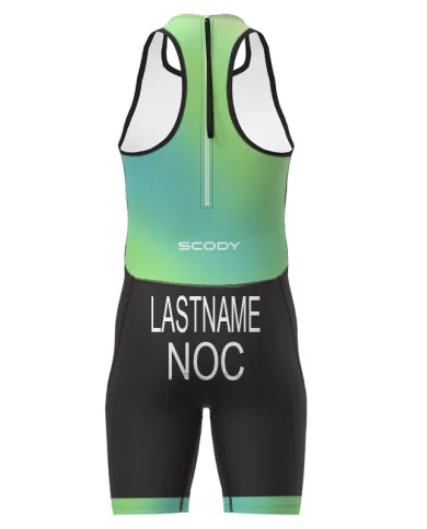 WT Compliant Mint Junior Suit with Surname and Country | Junior Triathlon Gear