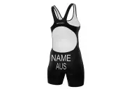 Pure Black World Triathlon Compliant Elite Open Back Triathlon Suit | Triathlon Gear