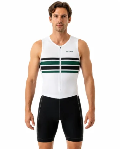 Varsity Stripe Triathlon Suit | SCODY Australia
